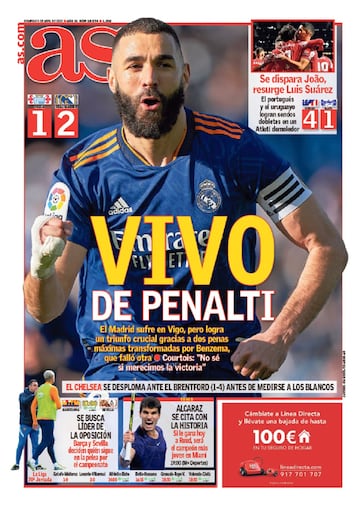 Las portadas de AS de abril