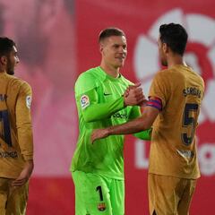 Ter Stegen: “Mantenemos la presión al Madrid”