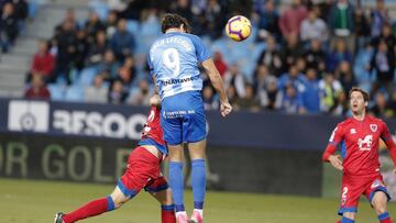 29/10/18 PARTIDO DE SEGUNDA DIVISION  MALAGA  NUMANCIA   GOL 1-0 GUSTAVO BLANCO