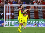 during the 6th round match between Guadalajara and America as part of the Liga BBVA MX, Torneo Clausura 2026 at Akron Stadium, on February 14, 2026 in Guadalajara, Jalisco, Mexico.