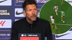 Lo que dijo el CTA de una jugada casi idéntica a la de Gerard: Simeone alza la voz