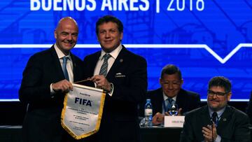 Infantino y Alejandro Domínguez.