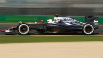 Jenson Button no pudo tener un buen papel en los entrenamientos libres.