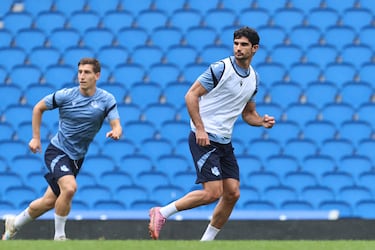 Turrientes da el susto en un entrenamiento lleno de ‘potrillos’