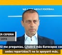 Ceferin confiesa que el formato de esta Euro no se repetirá y da razones que retratan a la UEFA