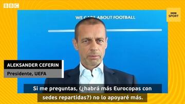 Ceferin confiesa que el formato de esta Euro no se repetirá y da razones que retratan a la UEFA