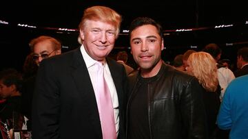 Óscar de la Hoya: "Reto a Donald Trump a ir a la pelea del 'Canelo'"