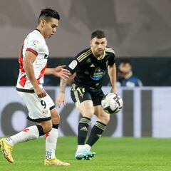 Falcao juega 60′ en el empate de Rayo frente a Celta