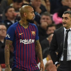 Valverde defiende a Vidal: "Él es un jugador diferente"