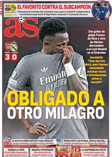 “Humillados”: La portadas inglesas y catalanas se ensañan con el Real Madrid