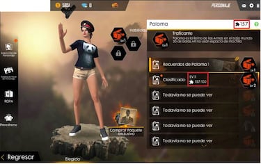 Free Fire: cómo conseguir fragmentos de memoria para subir gratis de nivel al personaje