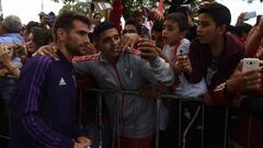 El caluroso recibimiento para River en Tucumán