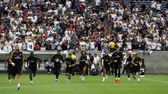 19/07/19 ENTRENAMIENTO REAL MADRID PRETEMPORADA GIRA HOUSTON
 MARCELO GRUPO