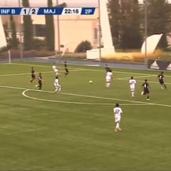 En el Madrid andan locos con él: el gol del galáctico de 12 años que firmaron en verano