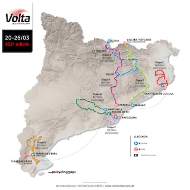 Evenepoel, Roglic y Bernal pelearán por una Volta entre montañas