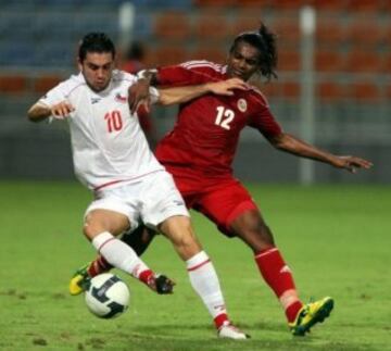 Omán, 2010: Chile disputó nueve amistosos antes de la Copa América 2011. Uno de ellos ante Omán, en el que ganó por 1-0. 