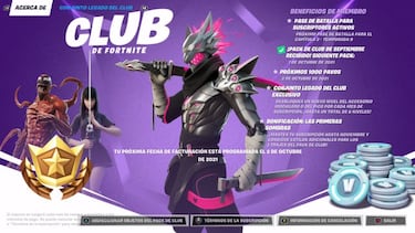 Así es el skin Orígenes del Caos del Club de Fortnite de octubre 2021