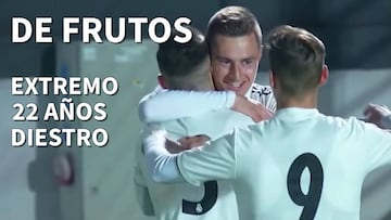 De Frutos, el cachorro del Madrid que Ronaldo ha firmado para el Valladolid