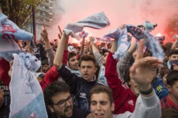 13/04/17 PARTIDO EUROPA LEAGUE
CUARTOS IDA
AMBIENTE SEGUIDORES LLEGADA EQUIPO  