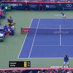 "¡Impresionante improvisación!": la ATP no dio crédito con el último invento de Nadal