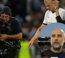 La secuencia del regaño de Pep Guardiola a Erling Haaland que se hizo viral