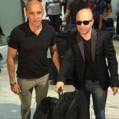 Sampaoli ya está en Argentina