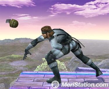 Solid Snake se deja ver en Smash Bros. Brawl