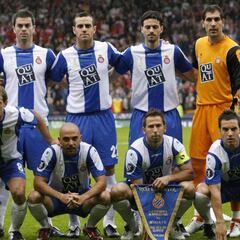 La UEFA 2006-07 pervive en el Espanyol con seis exjugadores