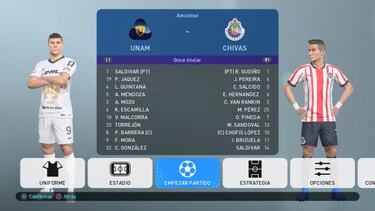 Juega con la liga BBVA Bancomer en PES 2019