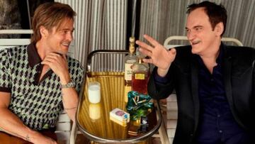 Brad Pitt y Quentin Tarantino