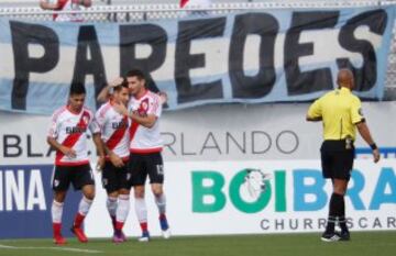 Millonarios pierde 1-0 ante River Plate, en partido amistoso de la Florida Cup.