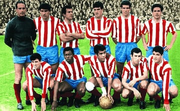 Madinabeytia, Griffa, Colo, Glaría, Luis Aragonés, Rivilla, Ufarte, Jones, Mendoça, Adelardo y Collar aseguraron el triunfo en Sarriá. El Atlético obtuvo el quinto título de Liga de su historia a las órdenes de Domènec Balmanya en la temporada 1965-1966. Una de las figuras de aquel título fue Luis Aragonés, quien resultó ser segundo en la tabla de goleadores de aquel campeonato, con 18 tantos.