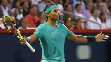 Rafa Nadal en Montreal.