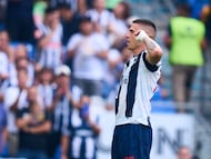 during the 13th round match between Monterrey and Atletico de San Luis as part of the Liga BBVA MX Varonil, Torneo Clausura 2026 at BBVA Bancomer Stadium, on April 04, 2026 in Monterrey, Nuevo Leon, Mexico.
