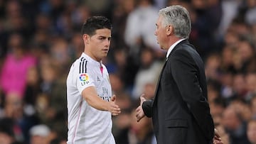 Ancelotti llama a James y el colombiano le da el 'sí quiero'