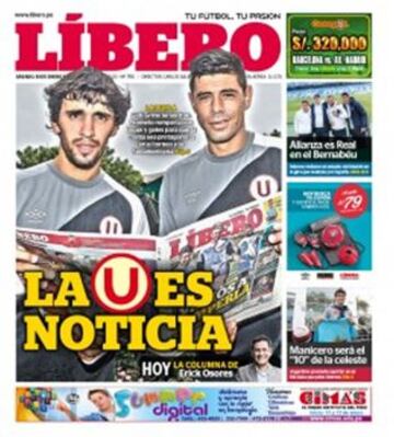 Portadas de la prensa deportiva