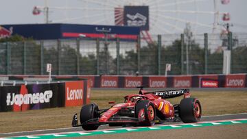 Suzuka (Japan), 06/04/2024.- Scuderia Ferrari driver Charles Leclerc of Monaco in action during the third practice session of the Formula 1 Japanese Grand Prix at the Suzuka International Racing Course in Suzuka, Japan, 06 April 2024. The 2024 Formula 1 Japanese Grand Prix is held on 07 April. (Fórmula Uno, Japón) EFE/EPA/FRANCK ROBICHON