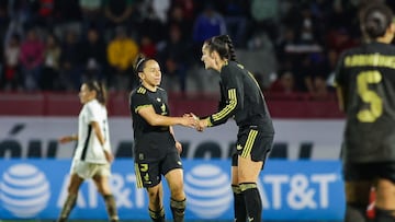 during the womens friendly match between (Mexican National team) Mexico and Uruguay at Tlahuicole Stadium, on June 03, 2025 in Tlaxcala, Mexico.