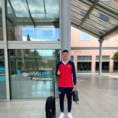 Marco Moreno ya tiene el alta y ha viajado a Madrid