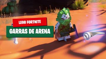 lego fortnite garra de arena donde encontrarla