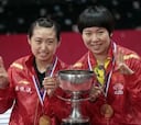 Li Xiaoxia y Guo Yeng ganan su tercer título mundial consecutivo