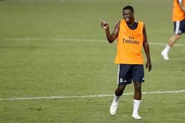 El Madrid entrena en el Red Bull Arena de Nueva Jersey