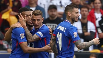 Alemania 0 - 2 Francia: resumen, goles y resultado