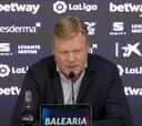 Koeman: "En la segunda parte hemos bajado la intensidad"