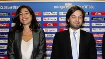 <b>RUPTURA. </b>Al Sahoud y Ghubn, en La Rosaleda. Imagen de archivo.