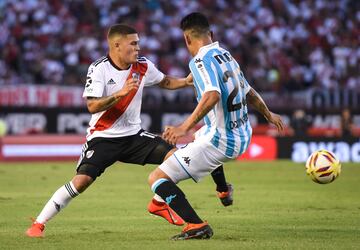 Un golazo de tiro libre ante Racing le permitió a Juanfer Quintero, entonces jugador de River, ser nominado al Premio Puskás 2019. Aunque era uno de los favoritos, terminó tercero en las votaciones, superado por Daniel Zsori (1°) y Lionel Messi (2°).