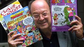 FRANCISCO IBA?EZ LANZA UN COMIC DE MORTADELO Y FILEMON SOBRE EL EURO,Image: 463467511, License: Rights-managed, Restrictions: , Model Release: no, Pictured: FRANCISCO IBA?EZ, Credit line: Europa Press Reportajes / Europa Press / ContactoPhoto
Editorial licence valid only for Spain and 3 MONTHS from the date of the image, then delete it from your archive. For non-editorial and non-licensed use, please contact EUROPA PRESS.
Europa Press Reportajes / Europa
(Foto de ARCHIVO)
31/10/2001