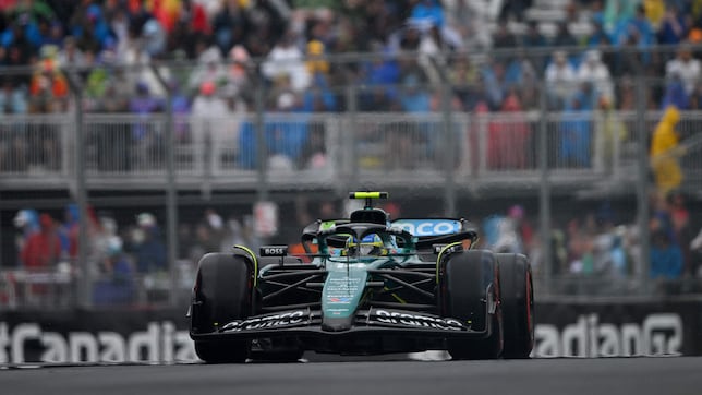 Alonso se crece en la lluvia