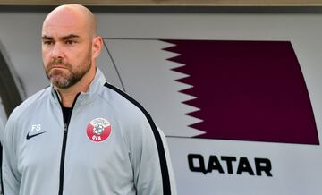 El entrenador de Qatar Félix Sánchez.