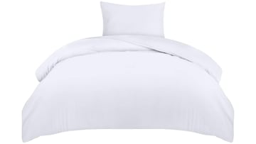 Funda nórdica blanca de Utopia Bedding con fundas de almohada en Amazon